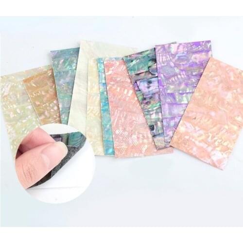 1pc Shell Abalone 3d Nail Sticker Gradient Mermaid Flakes Nail Foil Seaside Design Adhesive DIY Nail Art Stickers Decals BP01-10