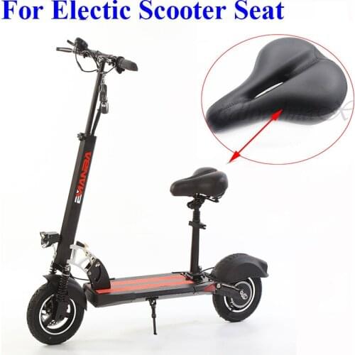 10inth Scooter Seat for Kick E- scooters Foldable Road Bike Sponge Leather Elastic Springs seat