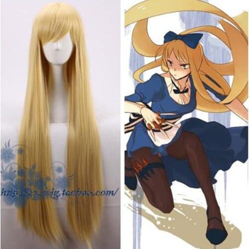 Axis Powers Hetalia APH Cosplay Belarus Nataliya Arlovskaya Golden Blonde 100cm Long Straigt Synthetic Hair + Wig Cap
