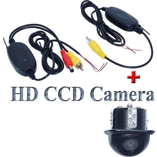 Wireless receiving and transmitting with 170 wide viewing angle car rear and front camera bring higest night vision universal