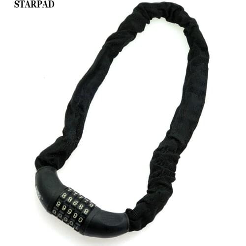 For Anti-shears chain / giant ring motorcycle chain lock electric lock U-lock black