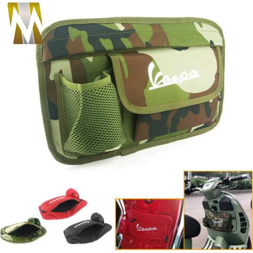 For Piaggio Vespa Scooter GTS LX LXV Sprint Primavera 125 150 200 250 300 GTS250 GTS300 Waterproof Glove Bags Canvas Storage Bag