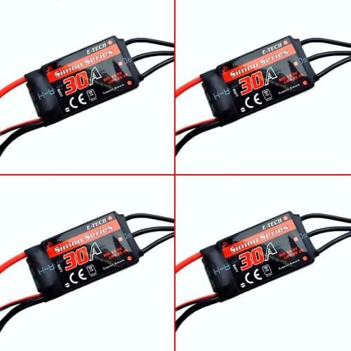 E-TECK 30A SIMONK ESC 5V 2A BEC For RC F450 S500 Quadcotper (2~3S LIPO)