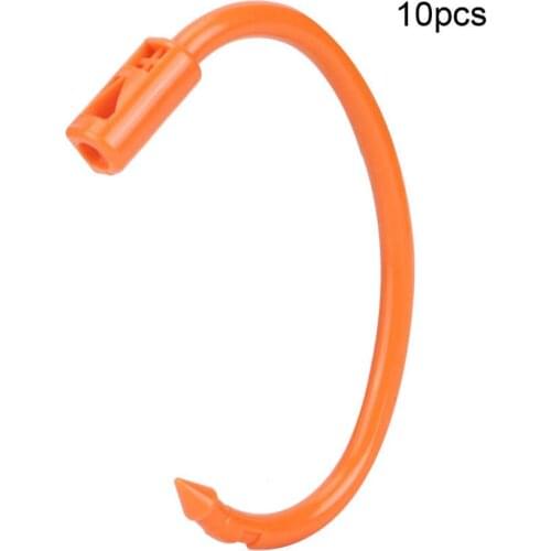 10PCS Plastic Lightweight Good Elasticity Farm Bull Nose Ring Accessory for Cattle Cow Anti Sucking Milking Stop Kit Nose Ring