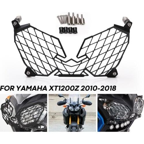 Motorcycle Headlight Guard Protection Set for Yamaha XT1200Z XTZ1200 2010-2016 2017 2018 Street Motorcycles Headlamp Protector