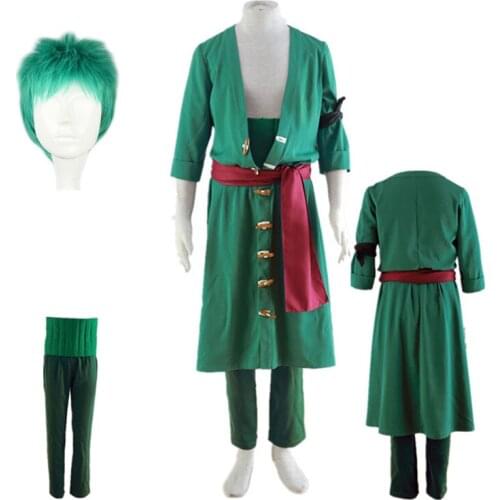 Anime cosplay One Piece Roronoa Zoro Halloween wig Cosplay Costume Halloween