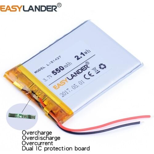 LIS1427 3.7V 550mAh Replacement Rechargeable Li-Polymer Battery For SONY NWZ-A845 A840 A844 E453 A728 nwz-s755 S764 MP3 mp4 DVR