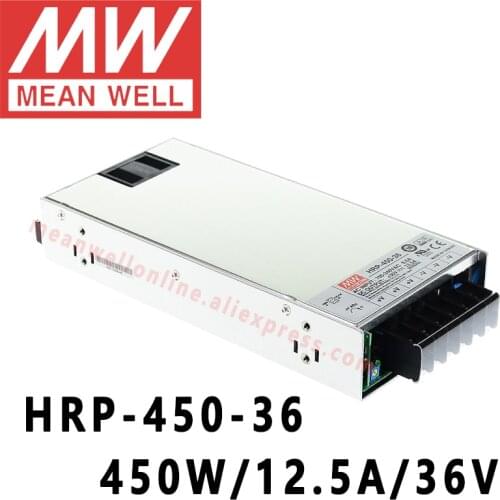 Mean Well HRP-450-36 meanwell 36V/12.5A/450W DC Single Output with PFC Function Switching Power Supply online store