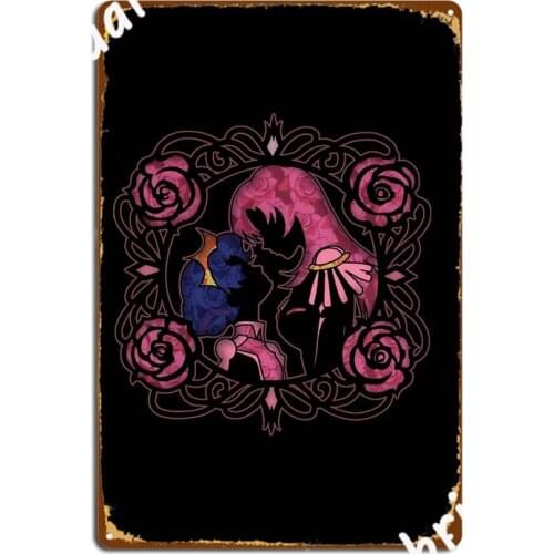 Utena X Anthy Metal Signs Wall Mural Mural Retro Plaques Tin sign Posters