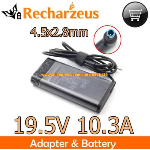 Genuine Portable For HP TPN-DA10 TPN-CA03 W2F75AA L00818-850 L00895-003 Adapter ADP-200HB B 19.5V 10.3A 200W 15-DC0124TX RTX2060