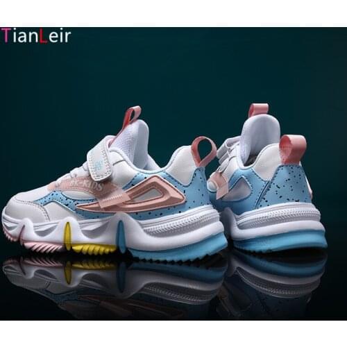 2021 New Children Shoes Fashion Casual Running Sports Shoes High Quality Comfortable Kids Sneakers For Girls Chaussure Enfant