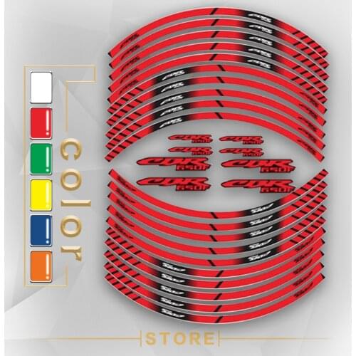 New Motorcycle Tire Reflective stickers inner wheel stripes decoration decals for HONDA CBR650F