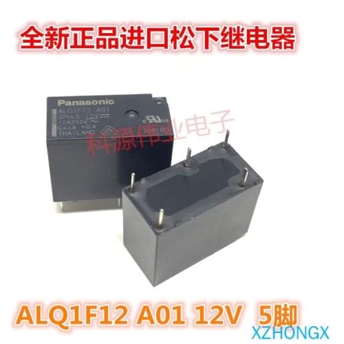 Genuino de ALQ1F12 A01 12 V pin 5 tipo 10A