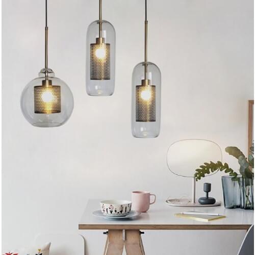 Post modern Modern glass Lighting Lamp Dining Art Designer Restaurant Bedroom Living room Bar Decoration Chandelier LED