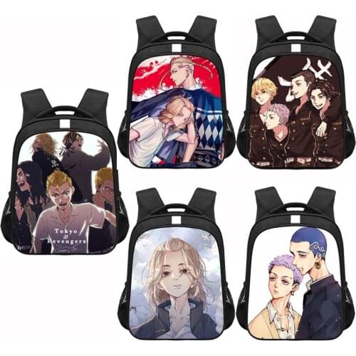 Anime Tokyo Avenger Printed Backpack Fashion Schoolbag Travel Storage Bags Casual Huayuan Wudao Large Capability Book Bags Gift