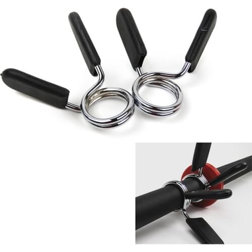 Barbell Clamps for Locking Standard Bar Spring Clips for Dumbbell