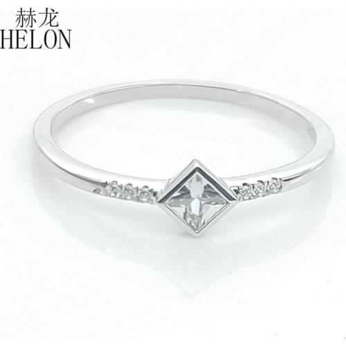 Sterling Silver 925 White gold color Genuine AAA Graded Cubic Zirconia Wedding Anniversary Ring Band Women Trendy Fine Jewelry