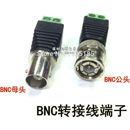 10Pcs/lot Coaxial Coax BNC Connector Coax BNC Twist For CCTV Camera