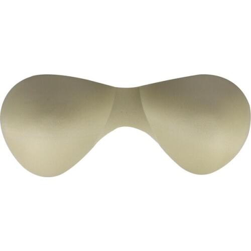 2piece Khaki Sewing in Bra Cup Soft Foam for Bikini Pads Insert Bridal Bra Pad Accessories Push Up Bra Cup Chest Pads WB133