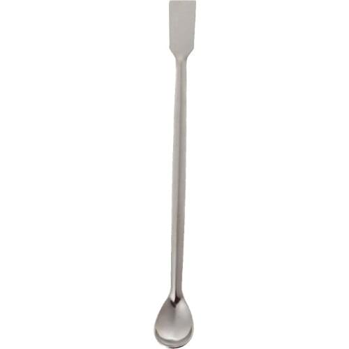 Gold Silver Melting Borax Long Handle Stainless Steel Spoon Stirring Rod Spoon Melting Casting Refining Gold Silver Tool
