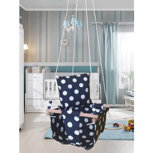 Polka dot Baby Child Garden Swing Hammock Ceiling Swing Home Swing Cradle Swing 50 Kg bearing capacity