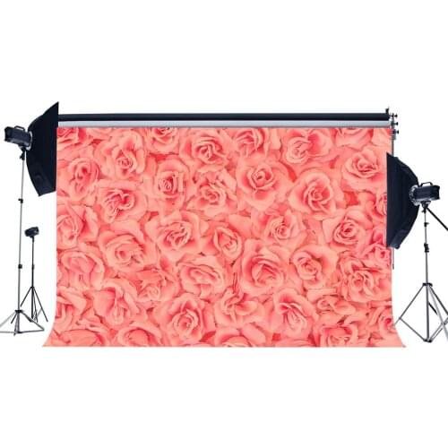 Photography Backdrop Valentines Day Blooming Fresh Flowers Romantic Wedding Backdrops Baby Kids Lover Portraits Backgroun