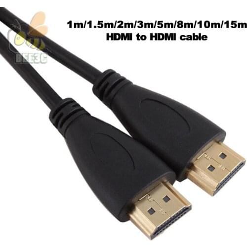 HDMI TO hdmi Cable 1M 1.5M 2M 3M 5M 8M 10M 15M fast quick High Speed Long extend Cord Plug Male-Male HDMI Cable 100 PCS