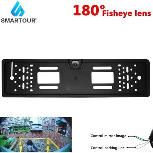 Smartour Car Rear View Camera Night Vision Wide Angle HD Color Image Waterproof Universal Backup Parking Reverse Camera