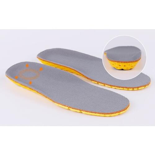 Summer Cushion Insoles Male Female Anti-slip Summer Wicking Flat Foot Sports Leather Running Stretch Deodorization Breathable