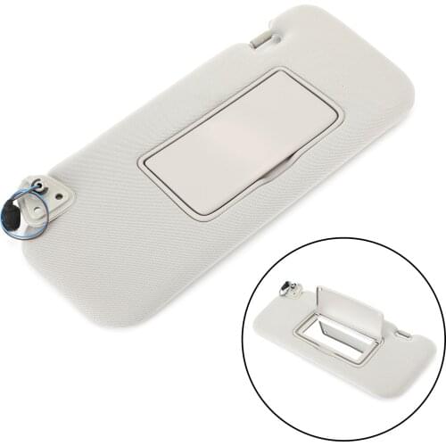 Areyourshop Left Driver Side Sun Visor For Nissan Murano 2009 2010 2011 2012 2013 2014 96401-1AA1B w/Mirror Car Auto Parts