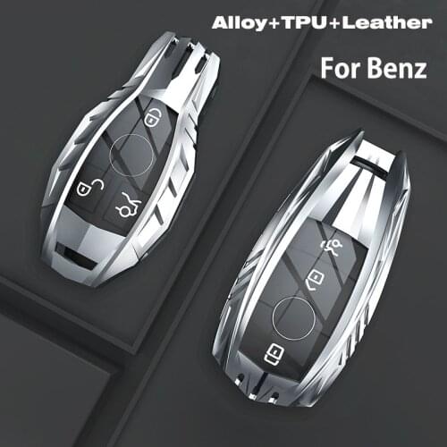 New Zinc Alloy Car Remote Key Cover Case key Shell For Mercedes Benz A C E S Class GLC W203 W210 E43 W213 E300 E400 E200