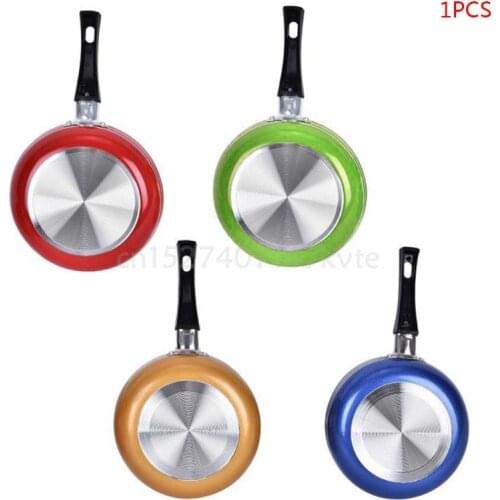 Portable Non Stick Mini Frying Pan Poached Egg Skillet Household Kitchen Cooker Home Breakfast Tool Random Color