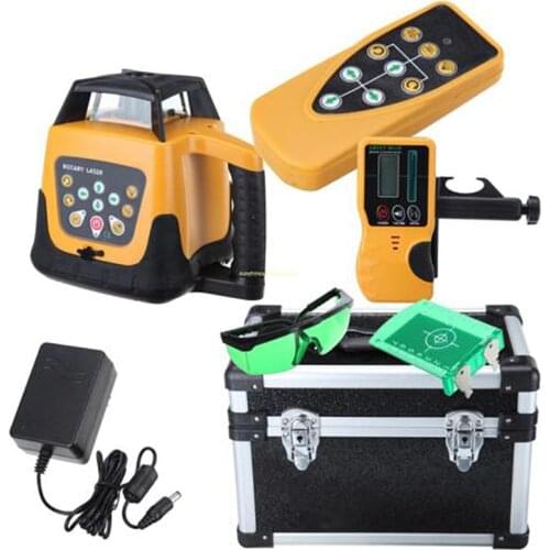 Self-leveling Rotary Rotating Laser Level 500M Range Remote Controller+ Case