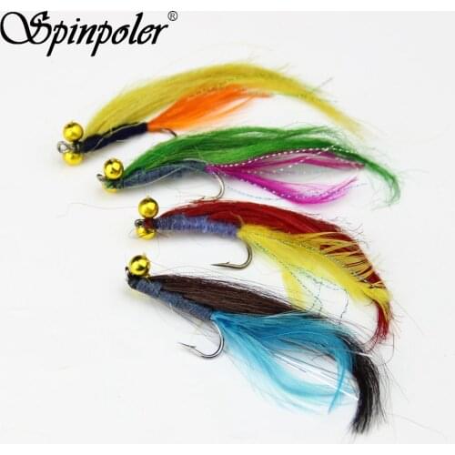 Spinpoler Dragonfly Fly Fishing Flies High Simulation Dry Flies Streamer (4-pack) for Bass Trout Fishing