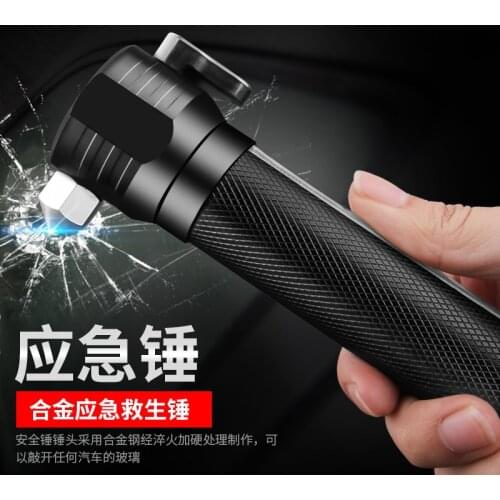 Led Torches High Power Work Light Battery Torch Powerful Diving Flashlight Men Baseball Tatical Light Matraque Household Eg50sd