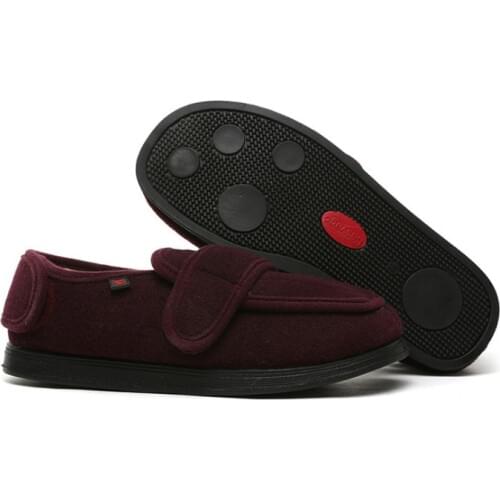 Diabetic Widened Shoes Elderly Adjustable Size Slippers Double Adjustment Comfortable Magic Medical Clog For Diabetes