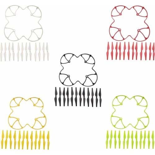 Tello Four-Axis Aircraft Upgrade Accessories Propeller Cover Drone Blade with Protective Cover White/red/blue/green/black