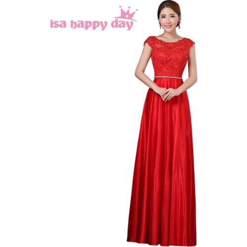 Robe de mariage formal women ladies new arrivals formal red sweetheart evening night party long satin dress gowns dresses H2913