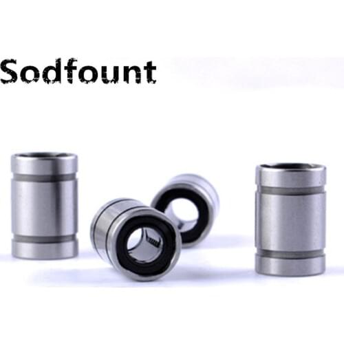 1pc LM3UU LM4UU LM5UU LM6UULM8UU LM10UU LM12UU LM13UU LM16UU LM20UU Linear Bushing CNC Linear Bearings Linear Shaft