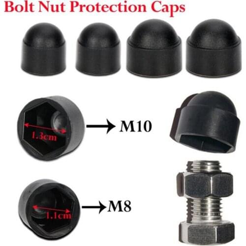 10Pcs/Set Bolt Nut Dome Protection Caps Covers FOR Volkswagen VW Polo Passat B5 B6 CC GOLF 4 5 6 Touran Bora Tiguan Peugeot 307