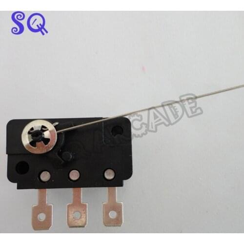 50pcs Three-legged needle black micro switch mechanical old fashioned arcade coin switch microswitch