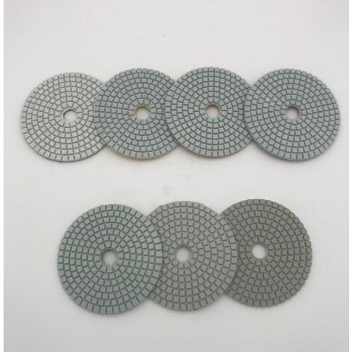 Diamond Polishing Pad 4 inch (100 mm) Disc Sander Pad Wet 3 mm Thickness Granite Marble Tile Concrete Polishing Disc 100 Pcs/lot