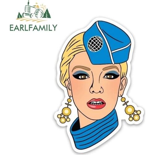 EARLFAMILY 13cm x 8.8cm for Britney Spears Sticker Car Truck Decal Bumper Window DIY Occlusion Scratch Waterproof Decoration