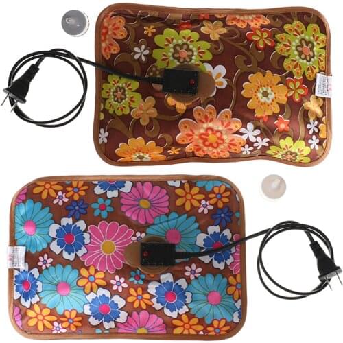 1PC Hot Water Bottle Electric Rechargeable Heat Water Bag Flower Hand Warmer Hot-water Bag