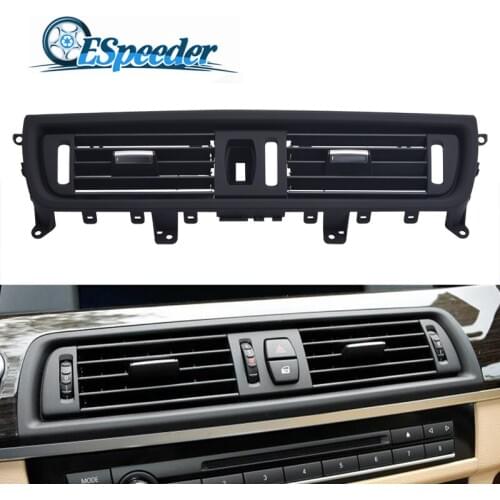 ESPEEDER Car Front Dash Panel Center Fresh Air Outlet Vent Grille Cover For BMW 5 Series F10 F18 523 525 535 Car Interior 1 Pc