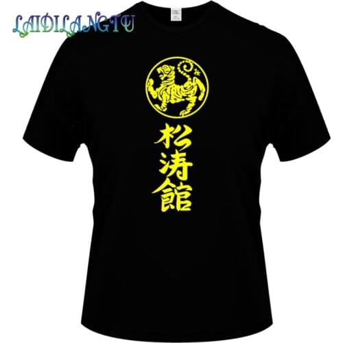 New Kanji Shotokan Karate Songtao Hall T Shirts Men Cotton Summer Style Short Sleeve Shotokan Tiger Printed T-shirt Tops Tee 3