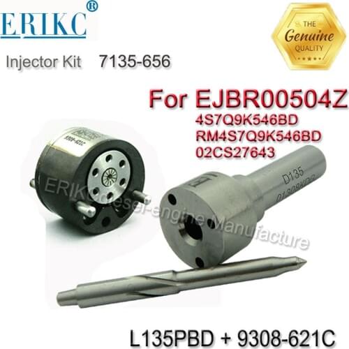 Nozzle L135PRD L135PBD Valve 9308-621C Injector Overhaul Repair Kit 7135-656 for FORD JAGUAR Fuel Injector EJBR00504Z