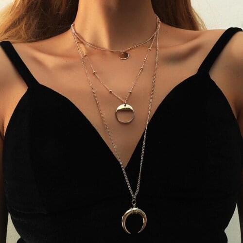 ORNAPEADIA Fashion Apparel Ladies Fashion Accessories Irregular Fashion Charm Pendant Necklace for Women Wholesale