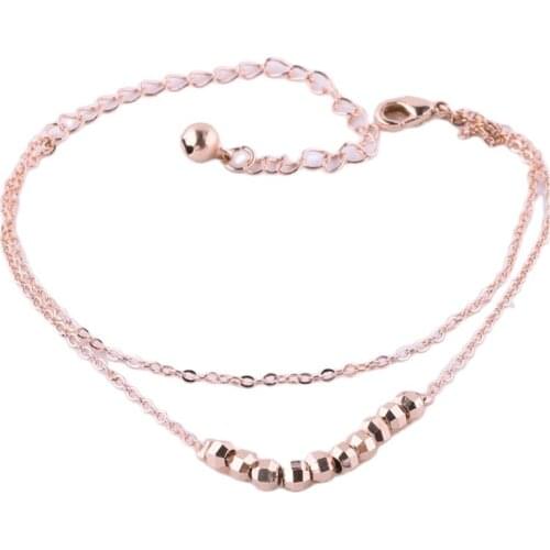 Fashion Pendant Metal Bead Anklet Ankle Bracelet Foot Jewelry Anklets Foot Chain Beach Summer Jewellry