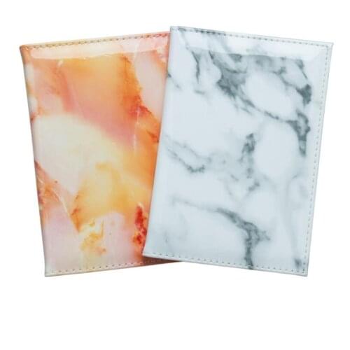 New Colorful Marble Style Passport Cover Waterproof Passport Holder Travel Cover Case Passport Holder Passport Packet Gifts